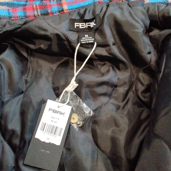 Colorful Plaid Jacket with Graphic Patches - Picture 8 of 9